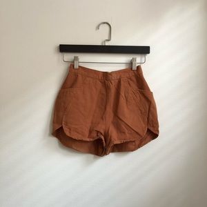 Burnt orange Samantha Pleet shorts